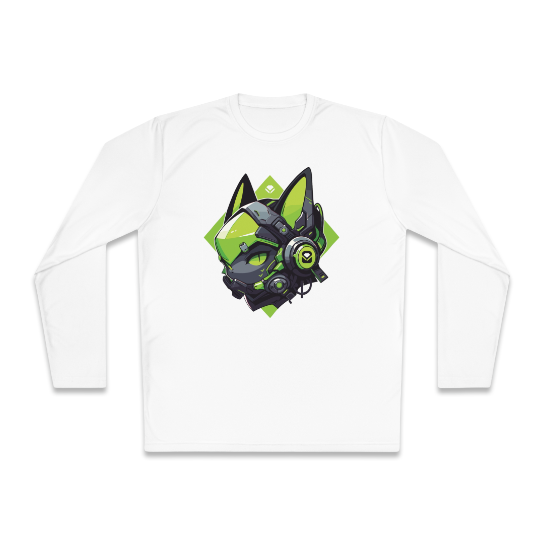 100%纯棉长袖T恤 | Mascot-Cat-006 