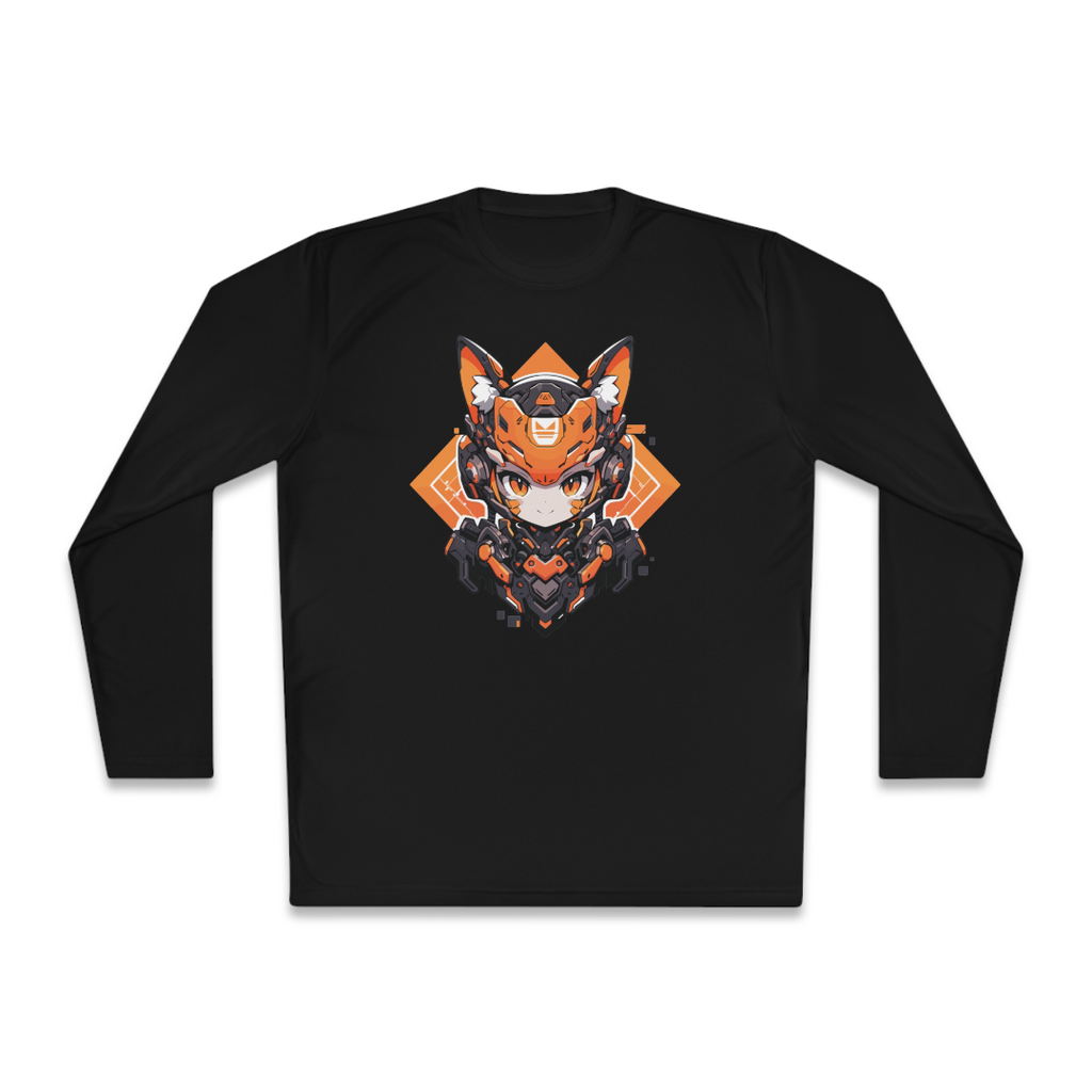 100%纯棉长袖T恤 | Mascot-Cat-007 