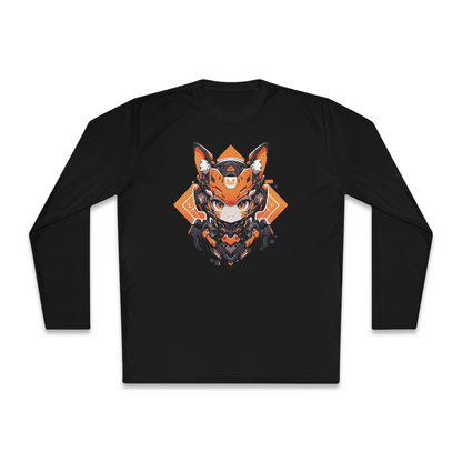 100% Cotton Long Sleeve Tee | Mascot-Cat-007