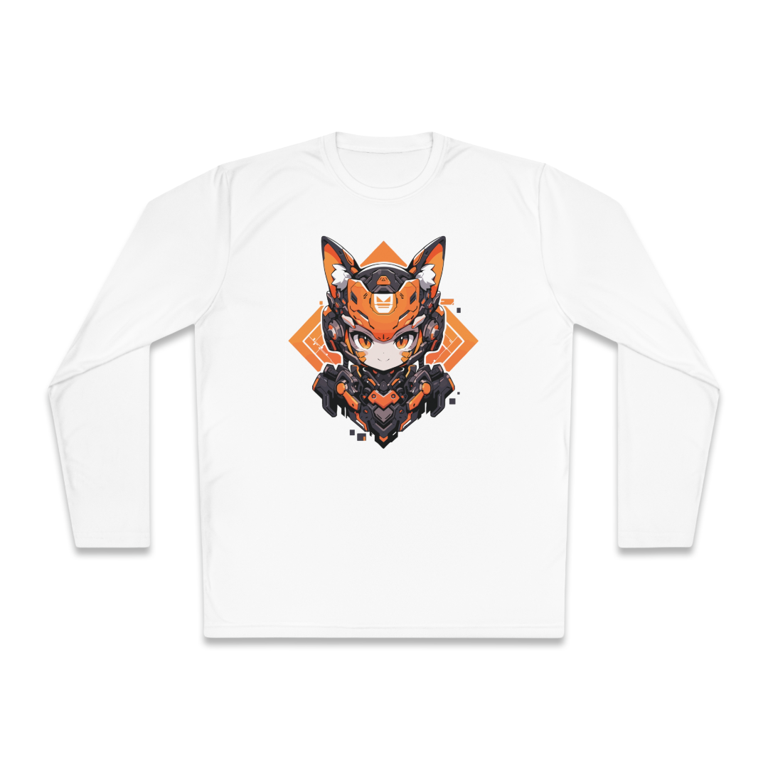 100%纯棉长袖T恤 | Mascot-Cat-007 