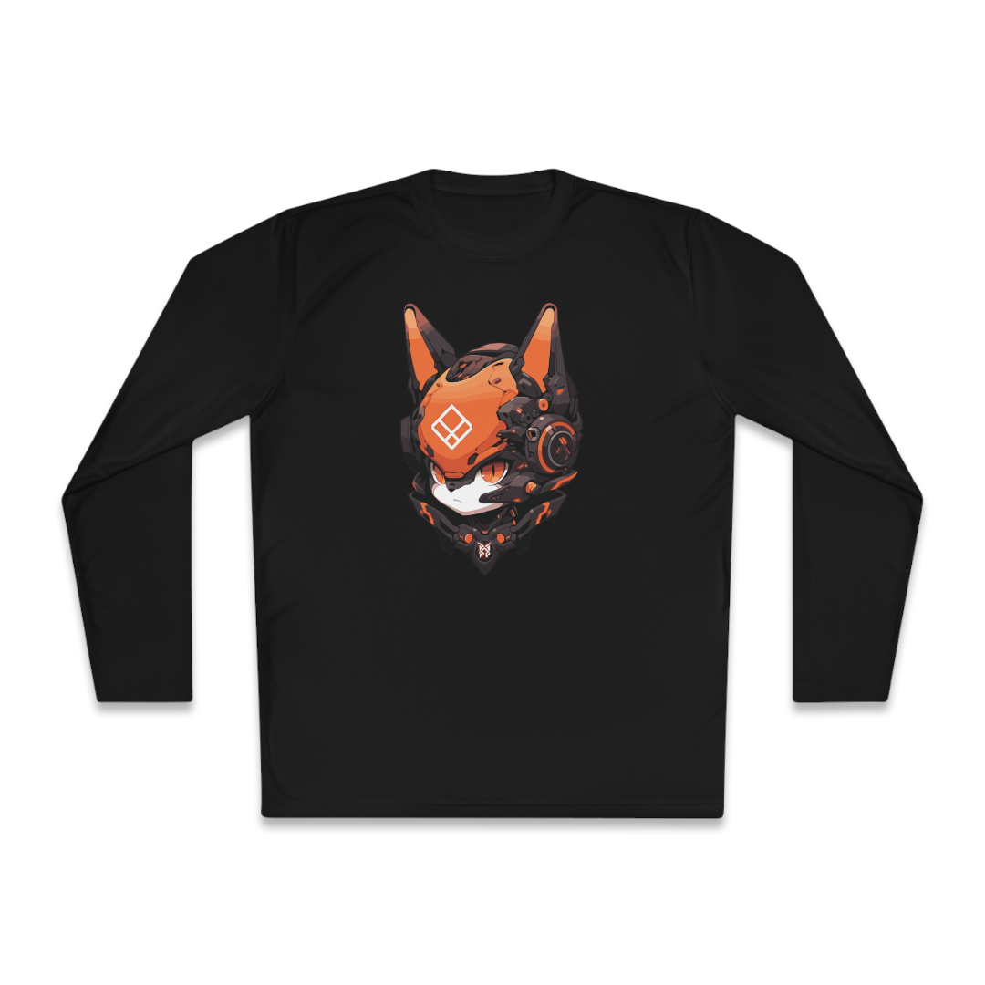 100%纯棉长袖T恤 | Mascot-Cat-008 