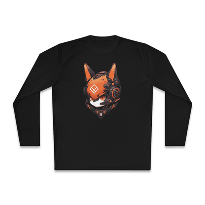 100% Cotton Long Sleeve Tee | Mascot-Cat-008