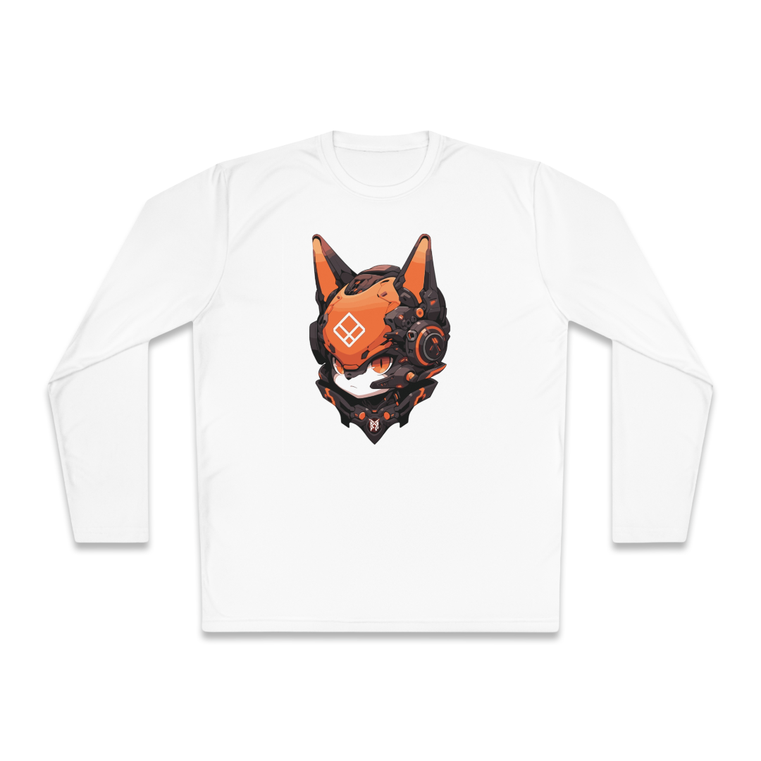 100%纯棉长袖T恤 | Mascot-Cat-008 
