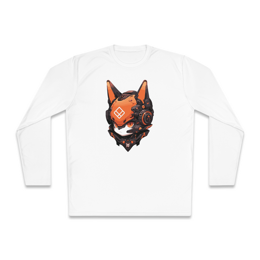 100% Cotton Long Sleeve Tee | Mascot-Cat-008