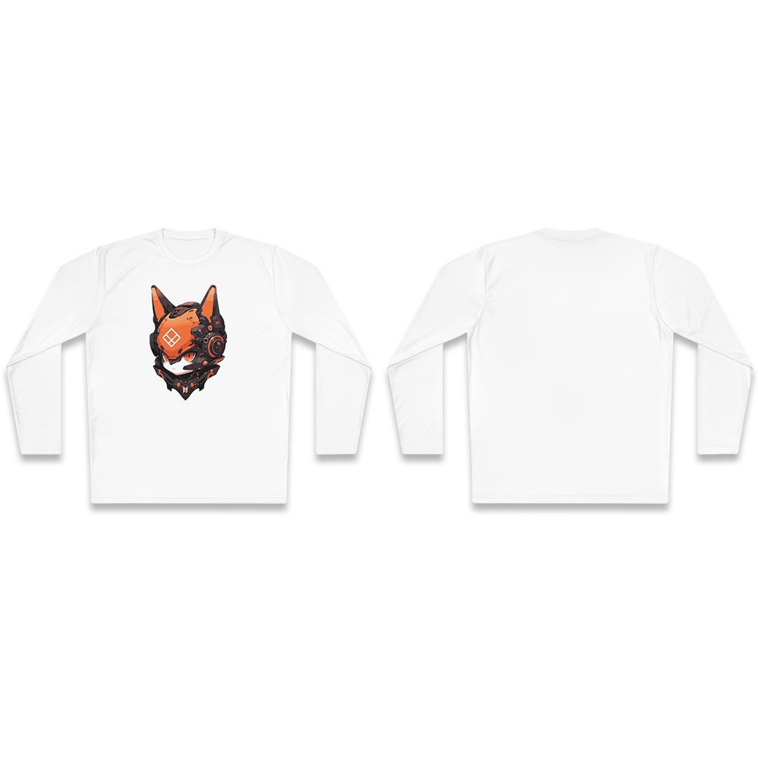 100%纯棉长袖T恤 | Mascot-Cat-008 