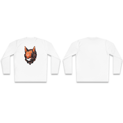 100% Cotton Long Sleeve Tee | Mascot-Cat-008