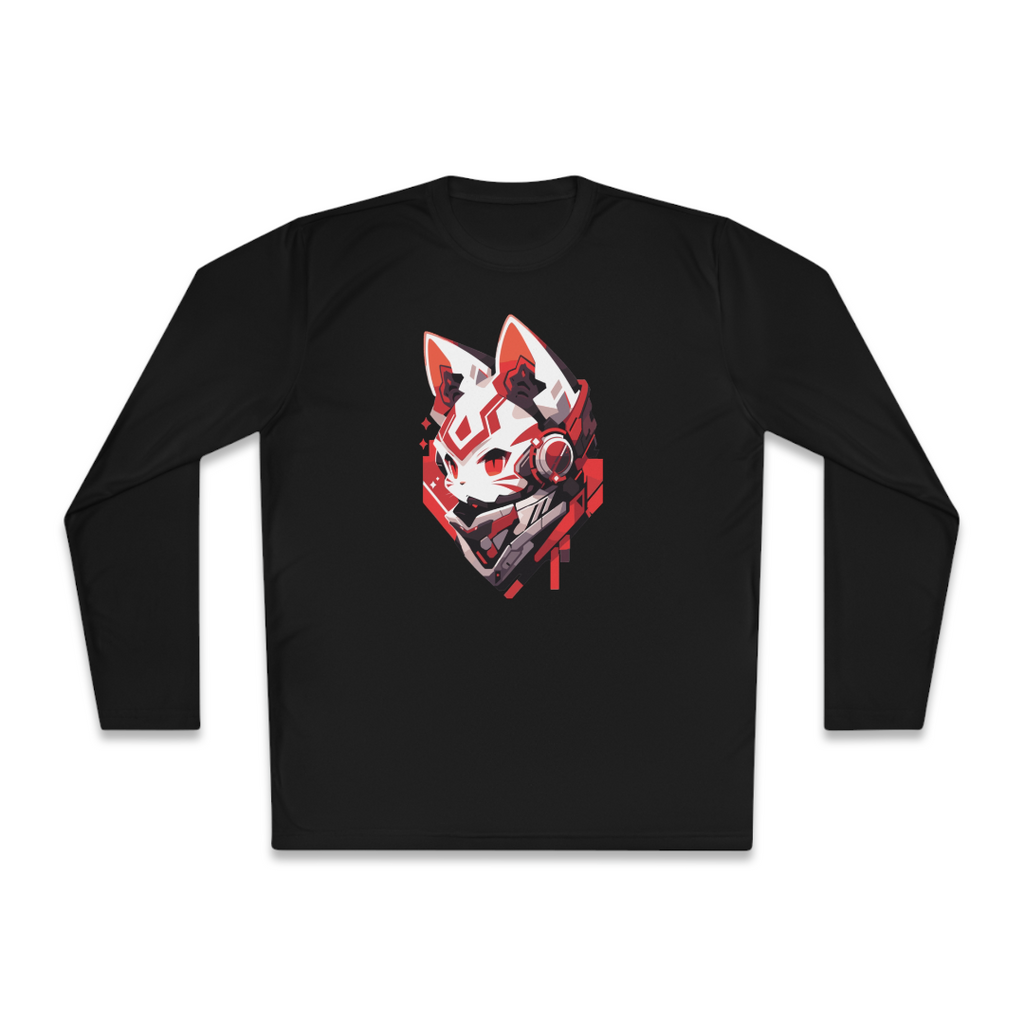 100%纯棉长袖T恤 | Mascot-Cat-009 