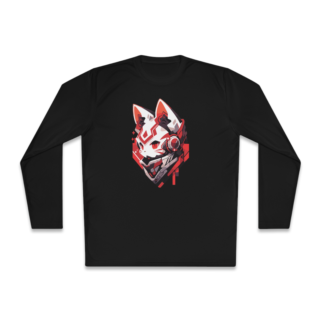 100%纯棉长袖T恤 | Mascot-Cat-009 