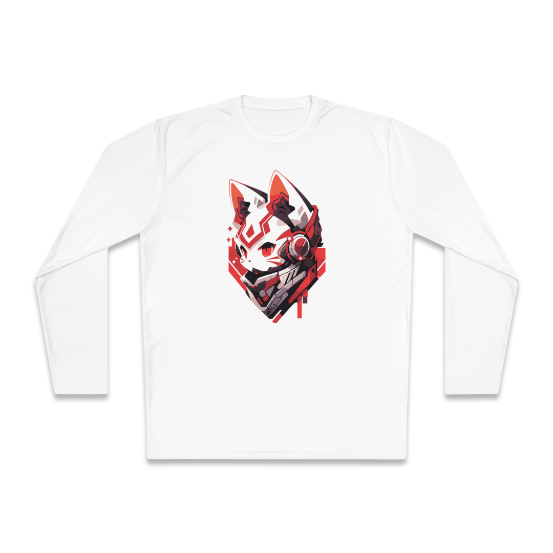 100%纯棉长袖T恤 | Mascot-Cat-009 