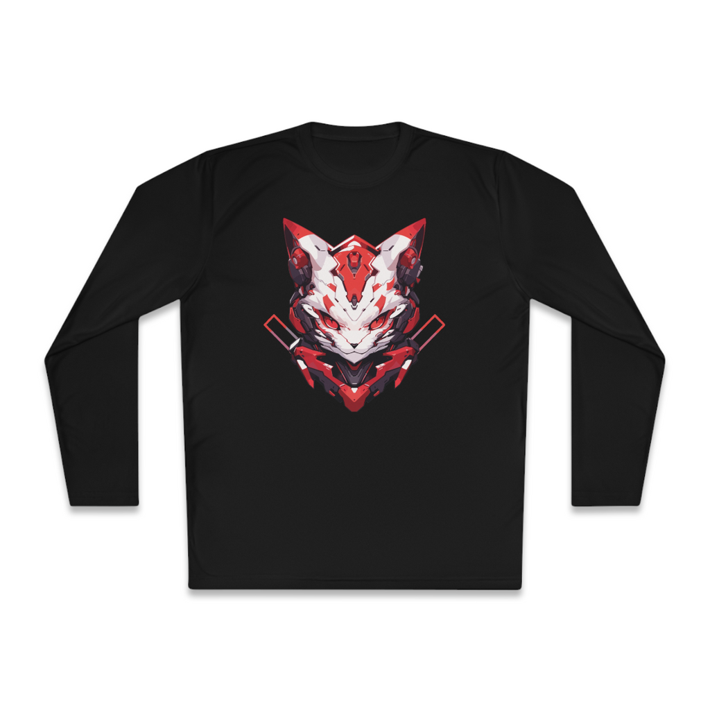 100%纯棉长袖T恤 | Mascot-Cat-010 