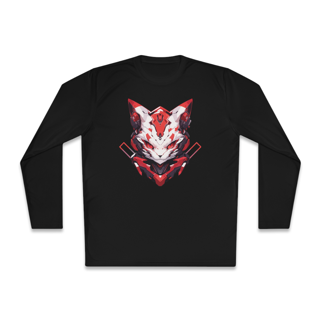 100%纯棉长袖T恤 | Mascot-Cat-010 