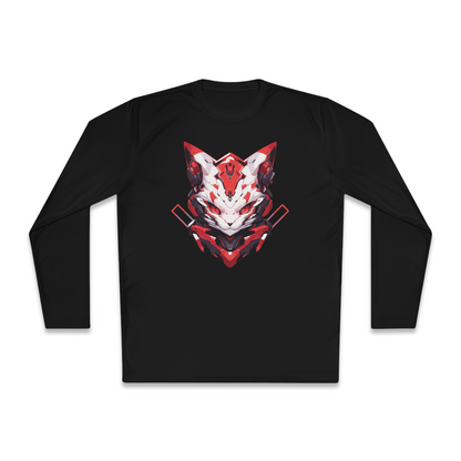 100% Cotton Long Sleeve Tee | Mascot-Cat-010