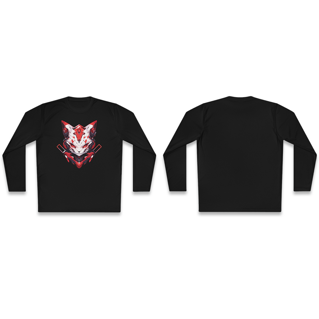 100%纯棉长袖T恤 | Mascot-Cat-010 
