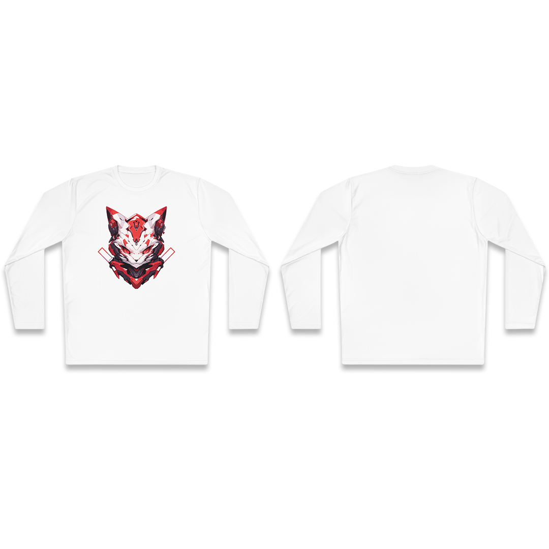 100%纯棉长袖T恤 | Mascot-Cat-010 