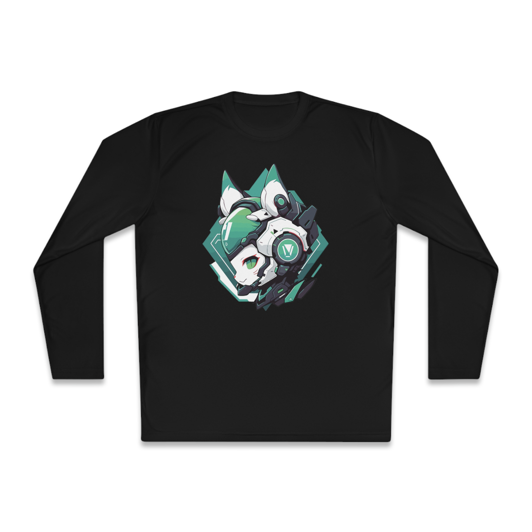 100%纯棉长袖T恤 | Mascot-Cat-011 
