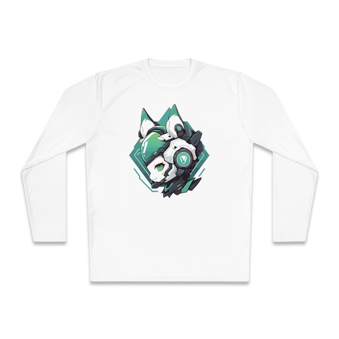 100%纯棉长袖T恤 | Mascot-Cat-011 
