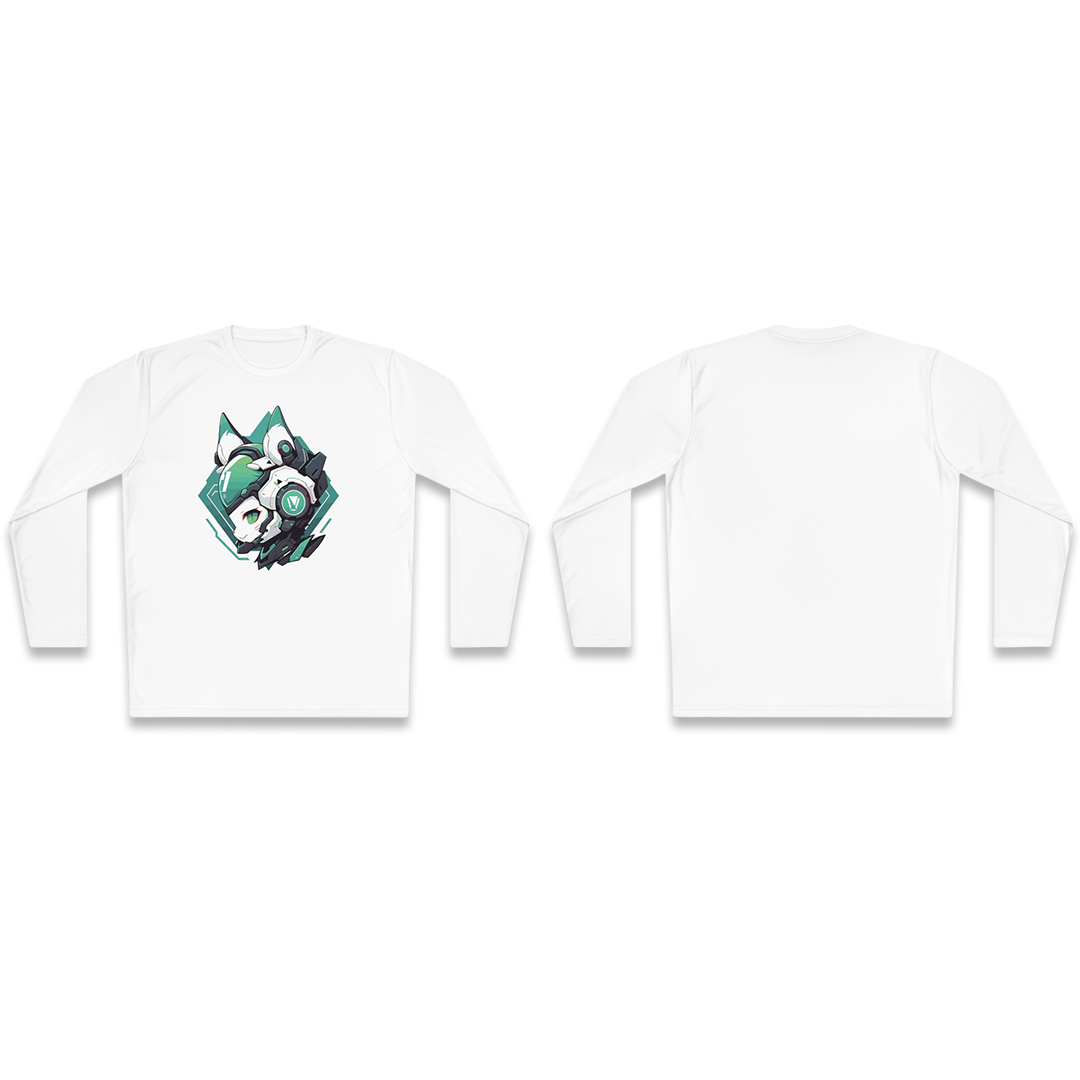 100%纯棉长袖T恤 | Mascot-Cat-011 