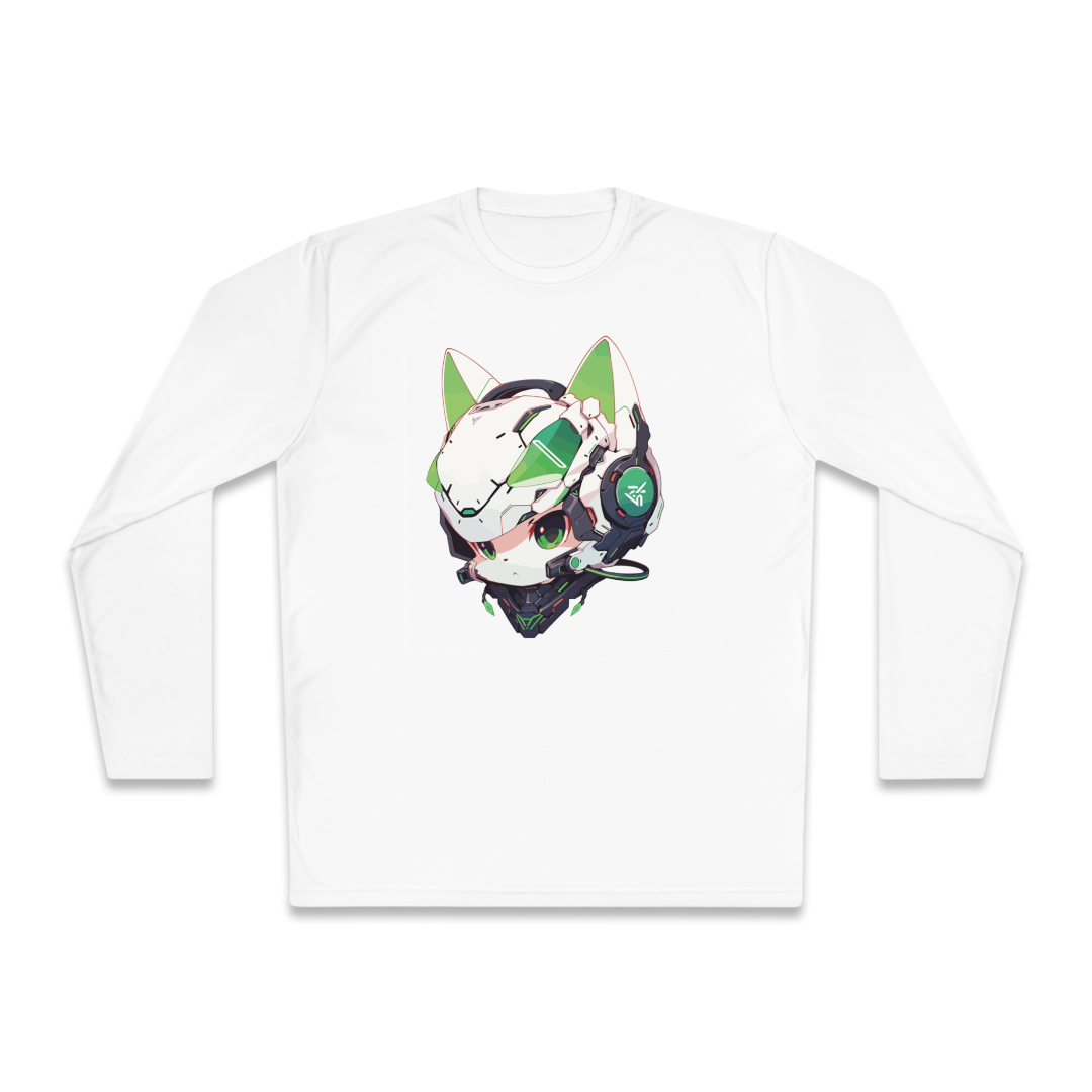 100%纯棉长袖T恤 | Mascot-Cat-012 