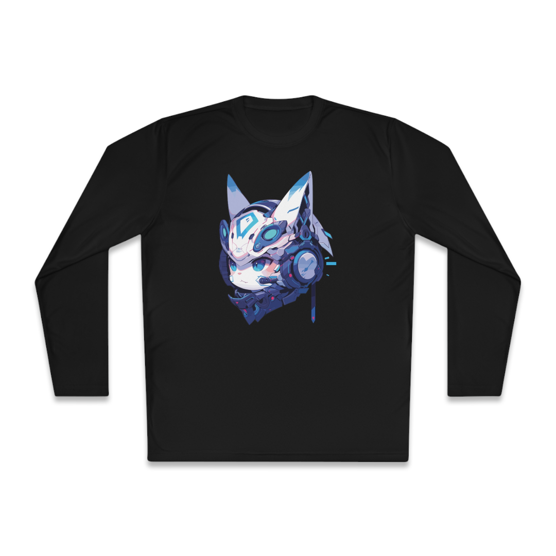 100%纯棉长袖T恤 | Mascot-Cat-013 