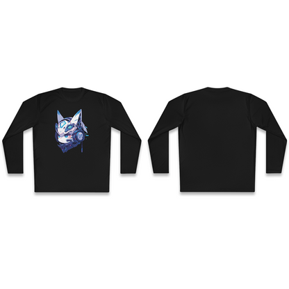 100% Cotton Long Sleeve Tee | Mascot-Cat-013