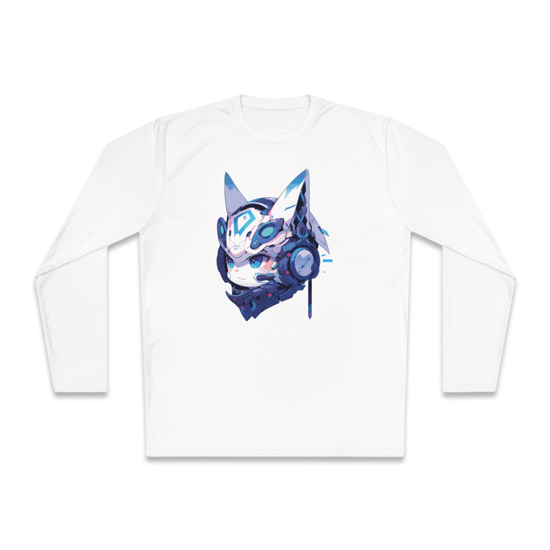 100%纯棉长袖T恤 | Mascot-Cat-013 