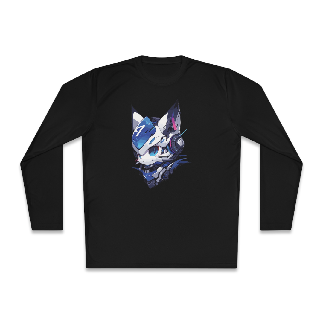 100%纯棉长袖T恤 | Mascot-Cat-014 