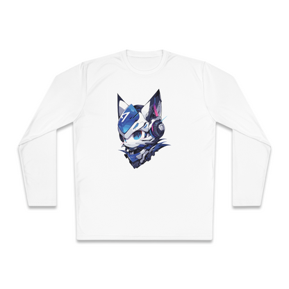 100% Cotton Long Sleeve Tee | Mascot-Cat-014