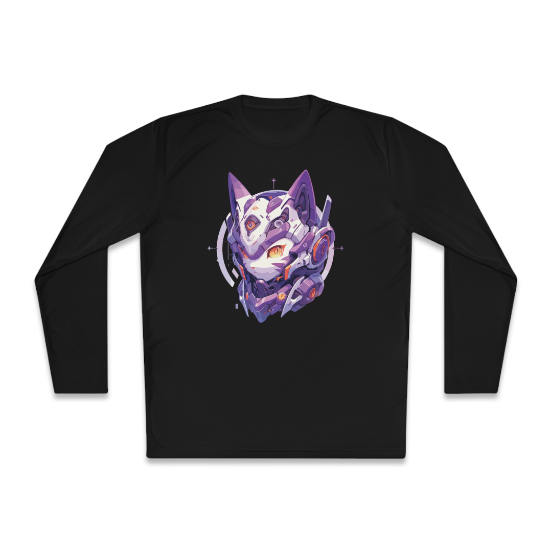 100%纯棉长袖T恤 | Mascot-Cat-015 