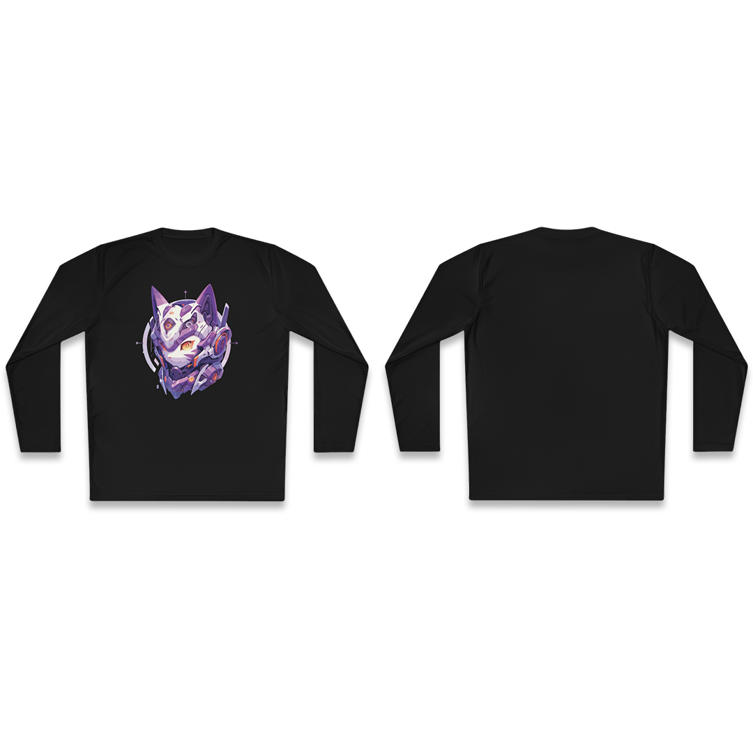 100%纯棉长袖T恤 | Mascot-Cat-015 