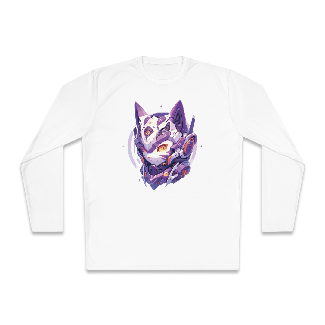 100%纯棉长袖T恤 | Mascot-Cat-015 