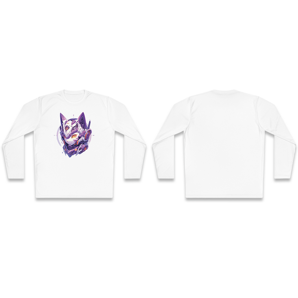 100%纯棉长袖T恤 | Mascot-Cat-015 