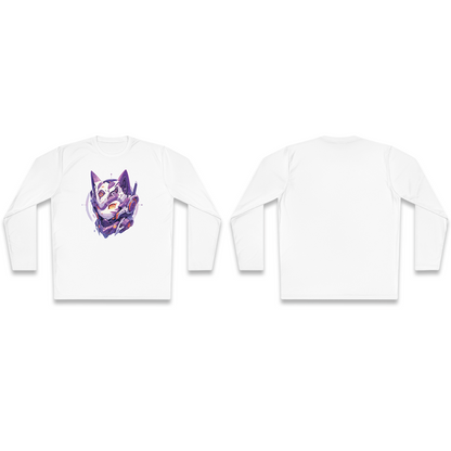 100% Cotton Long Sleeve Tee | Mascot-Cat-015