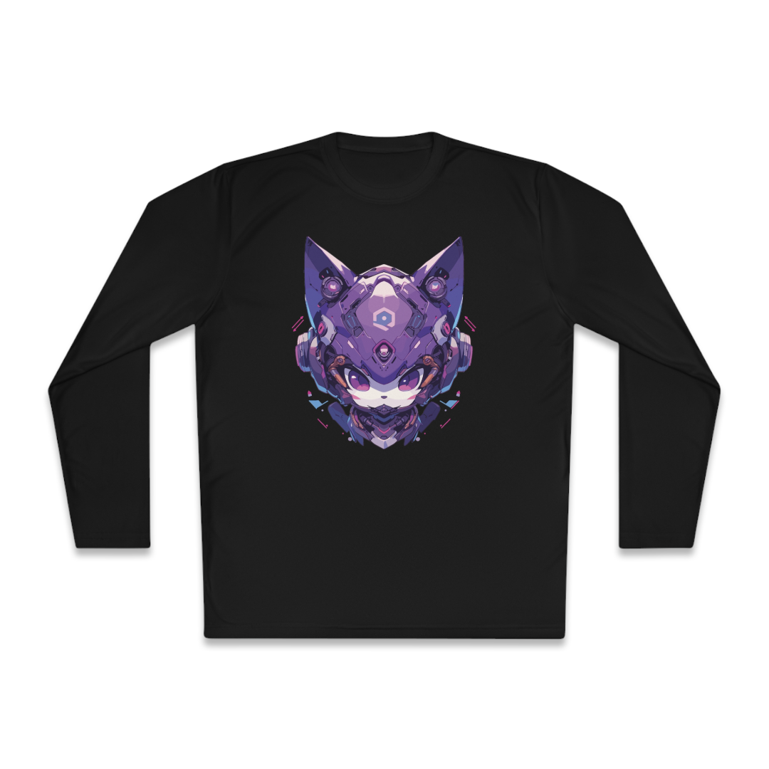 100%纯棉长袖T恤 | Mascot-Cat-016 