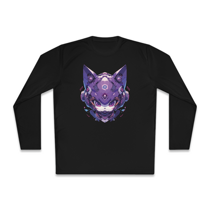 100% Cotton Long Sleeve Tee | Mascot-Cat-016