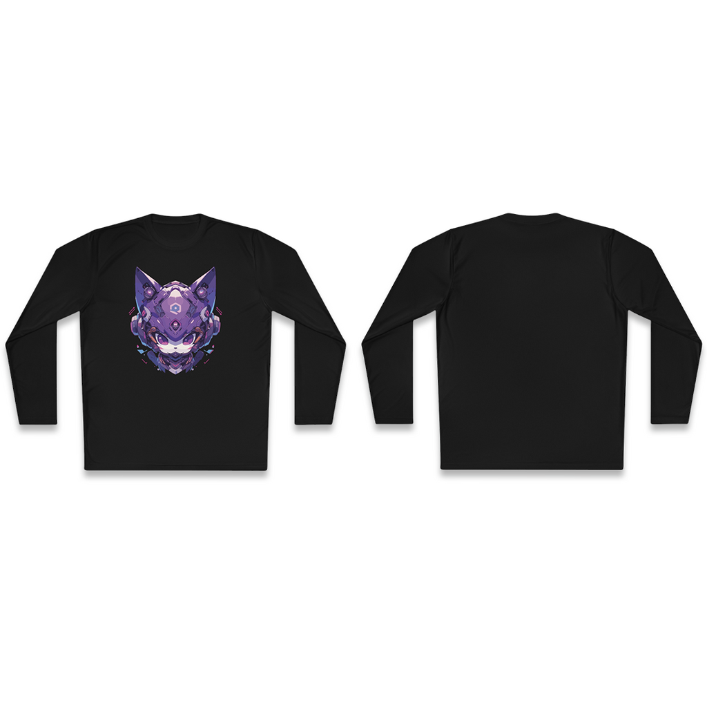 100%纯棉长袖T恤 | Mascot-Cat-016 