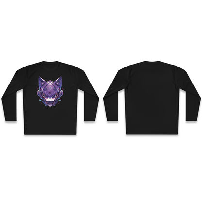 100% Cotton Long Sleeve Tee | Mascot-Cat-016