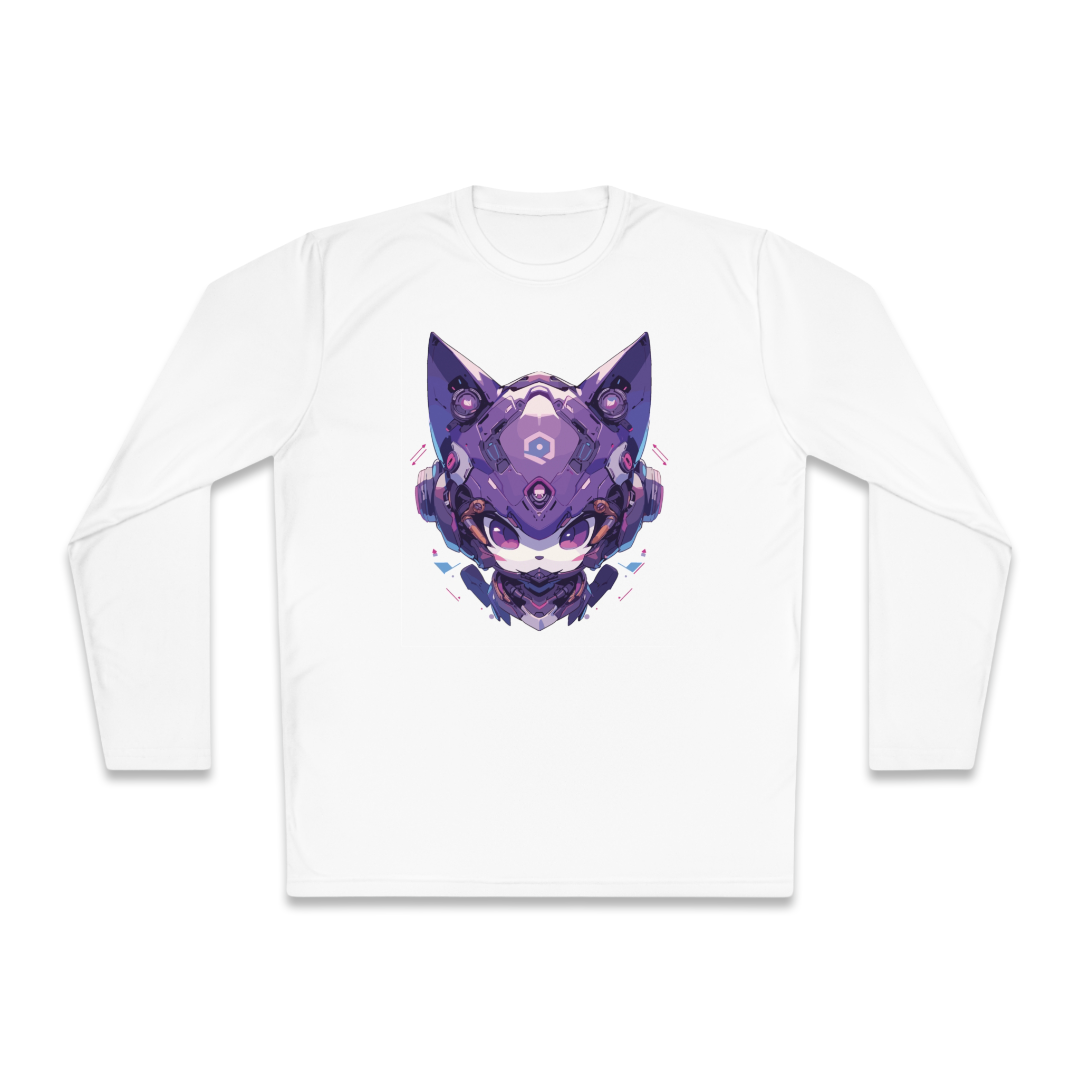 100%纯棉长袖T恤 | Mascot-Cat-016 