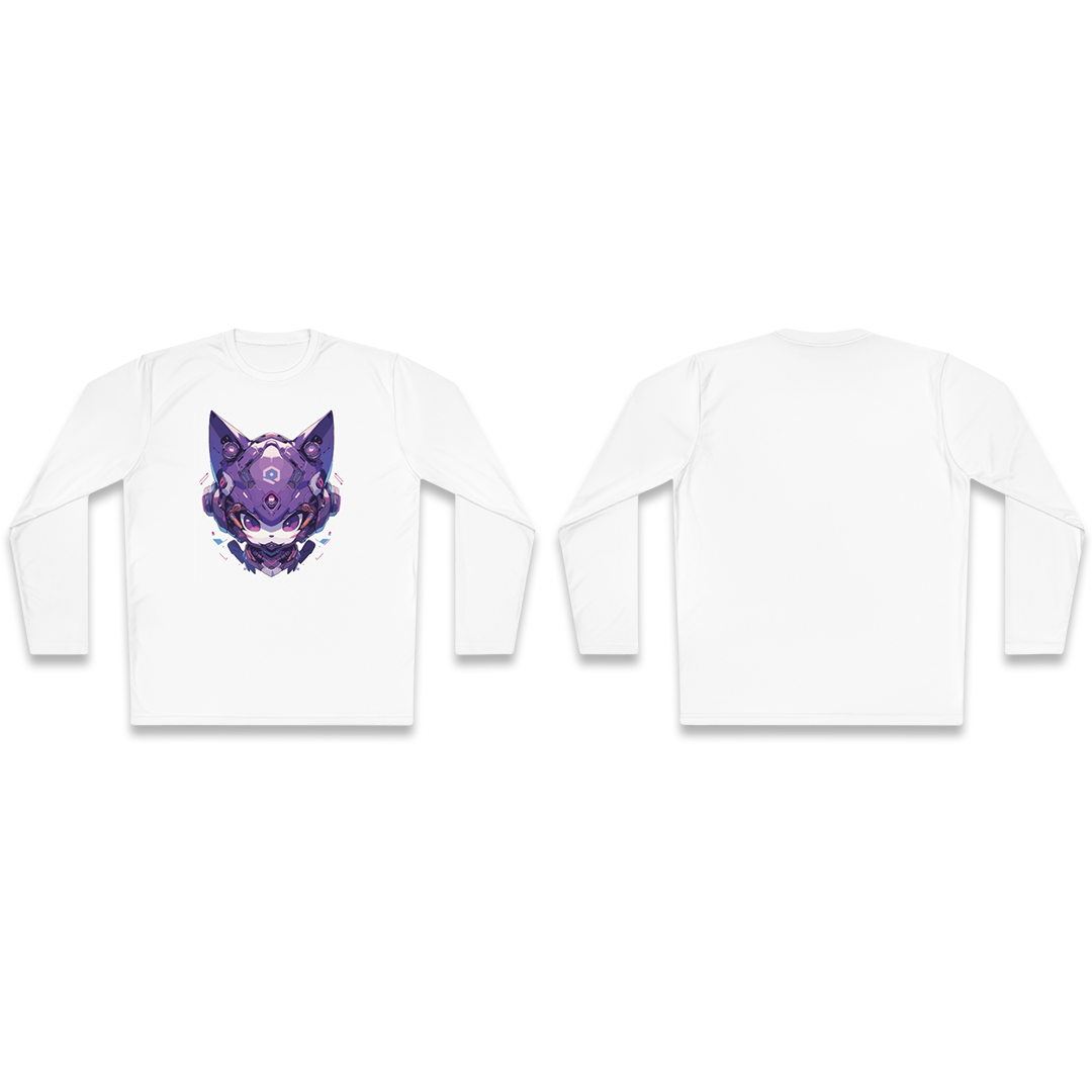 100%纯棉长袖T恤 | Mascot-Cat-016 