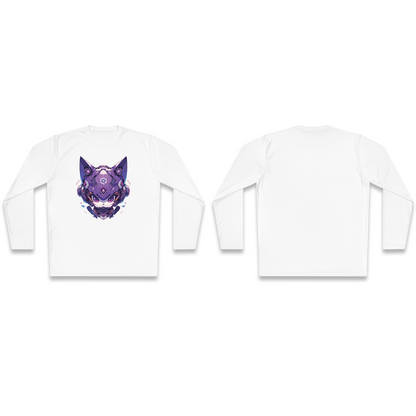 100% Cotton Long Sleeve Tee | Mascot-Cat-016