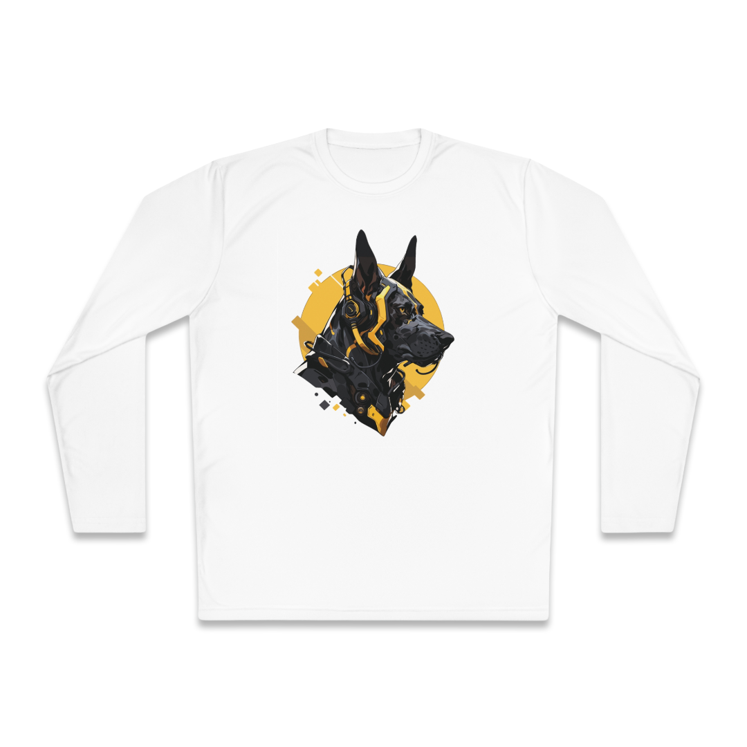 100% Cotton Long Sleeve Tee | Mascot-Dog-003