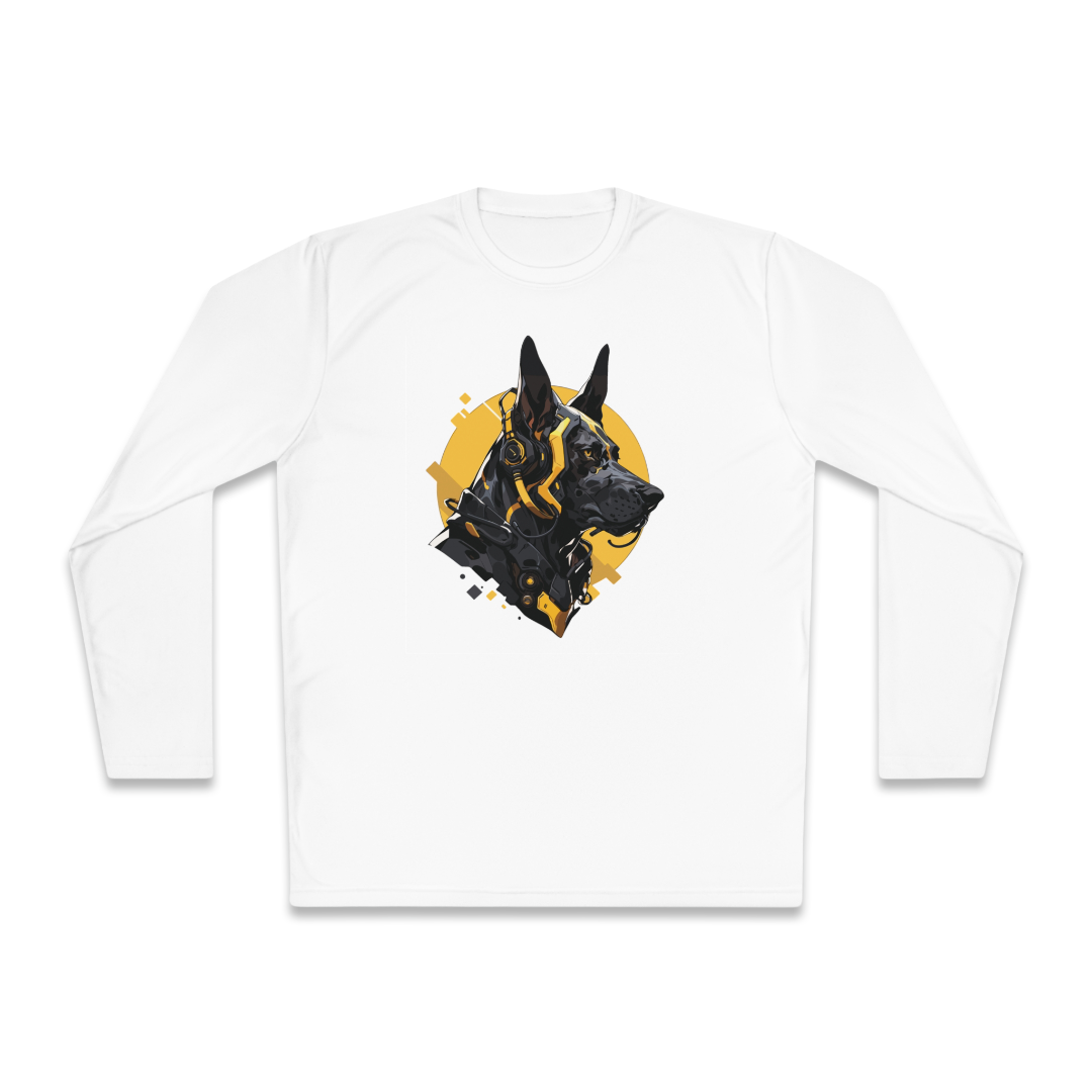 100% 纯棉长袖T恤 | Mascot-Dog-003 