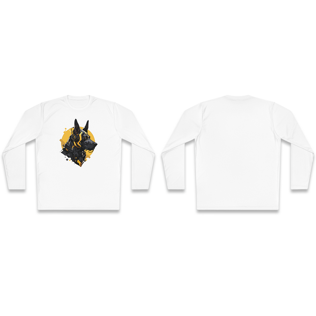 100% 纯棉长袖T恤 | Mascot-Dog-003 