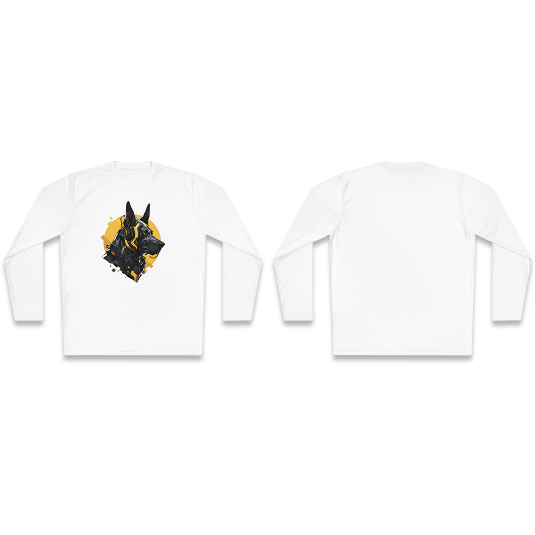 100% Cotton Long Sleeve Tee | Mascot-Dog-003