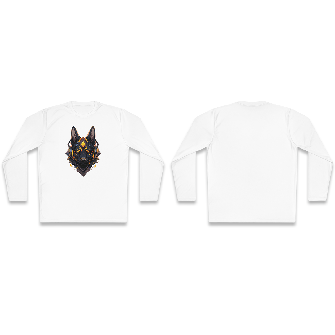 100% Cotton Long Sleeve Tee | Mascot-Dog-004