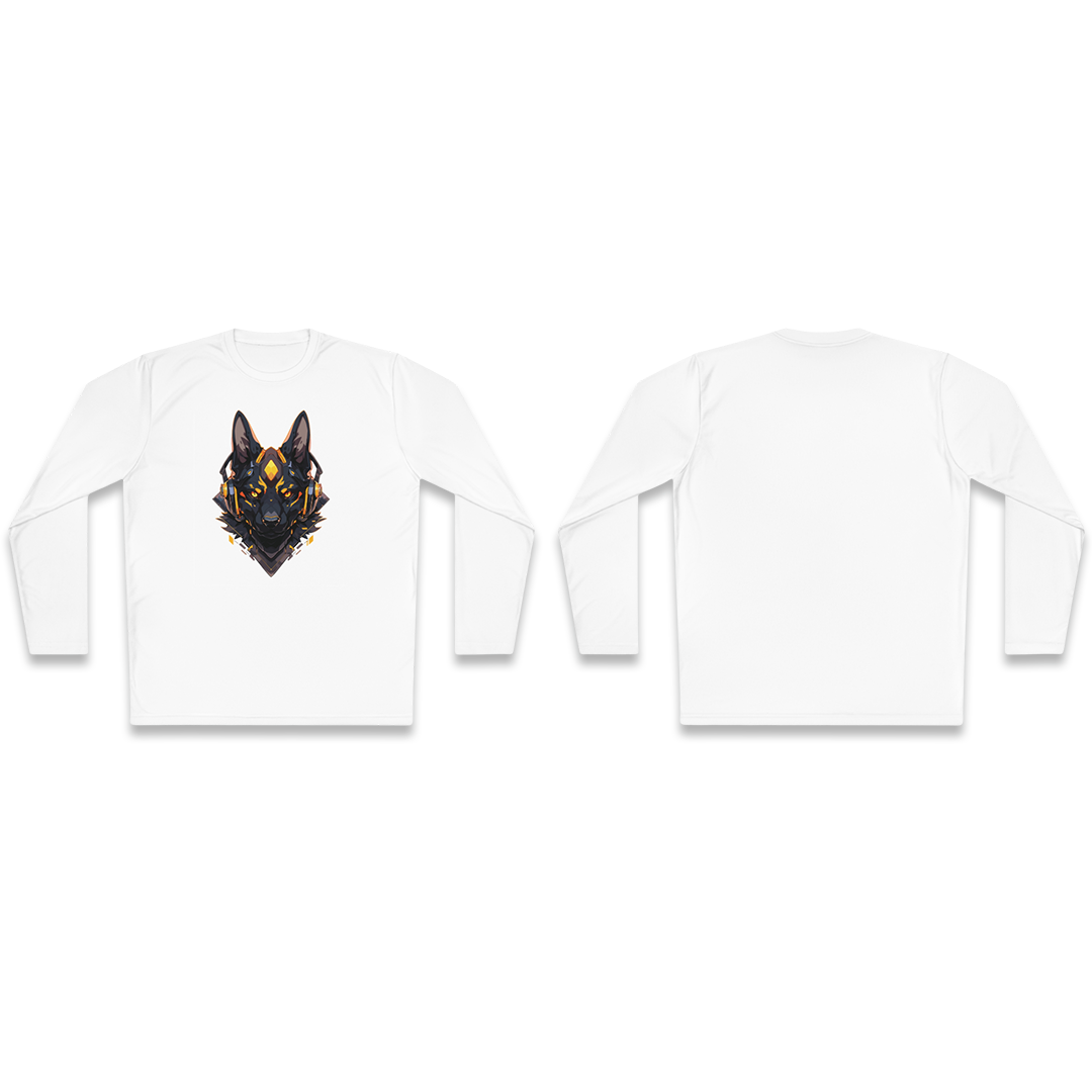 100%纯棉长袖T恤 | Mascot-Dog-004 