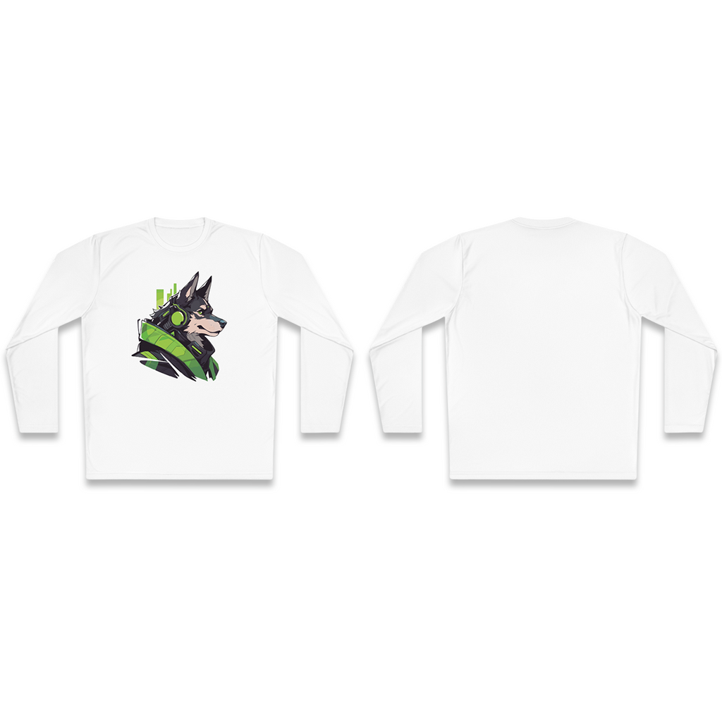100% 纯棉长袖T恤 | Mascot-Dog-005 