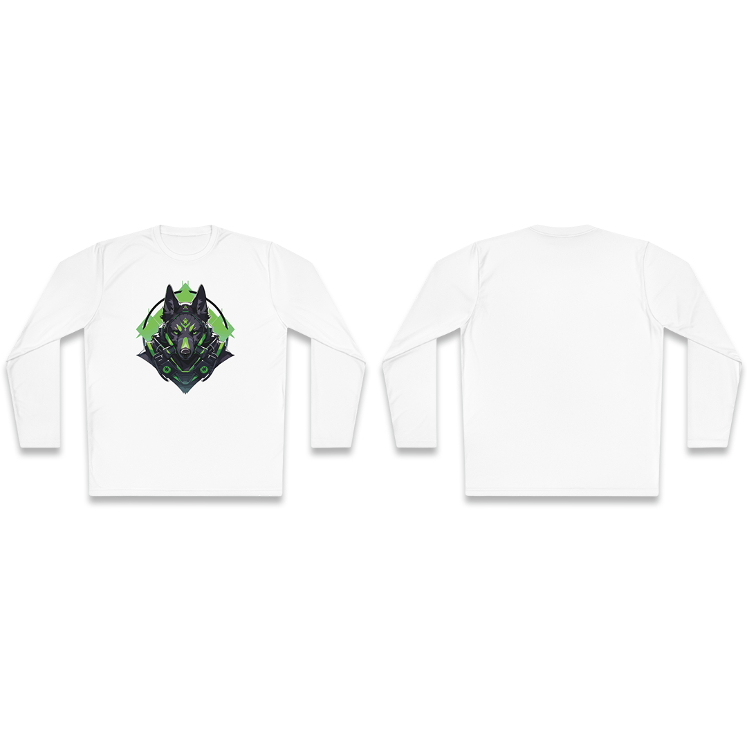 100%纯棉长袖T恤 | Mascot-Dog-006 