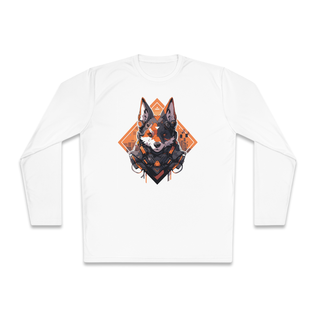 100%纯棉长袖T恤 | Mascot-Dog-007 