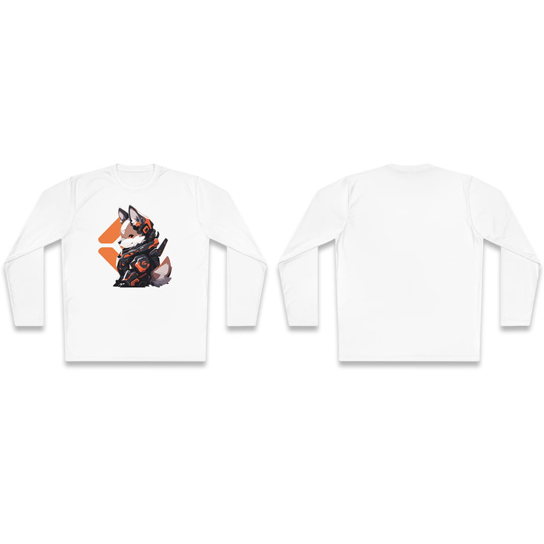 100% Cotton Long Sleeve Tee | Mascot-Dog-008