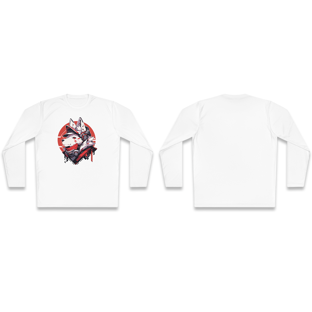 100%纯棉长袖T恤 | Mascot-Dog-010 